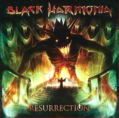BLACK HARMONIA - Resurrection cover 