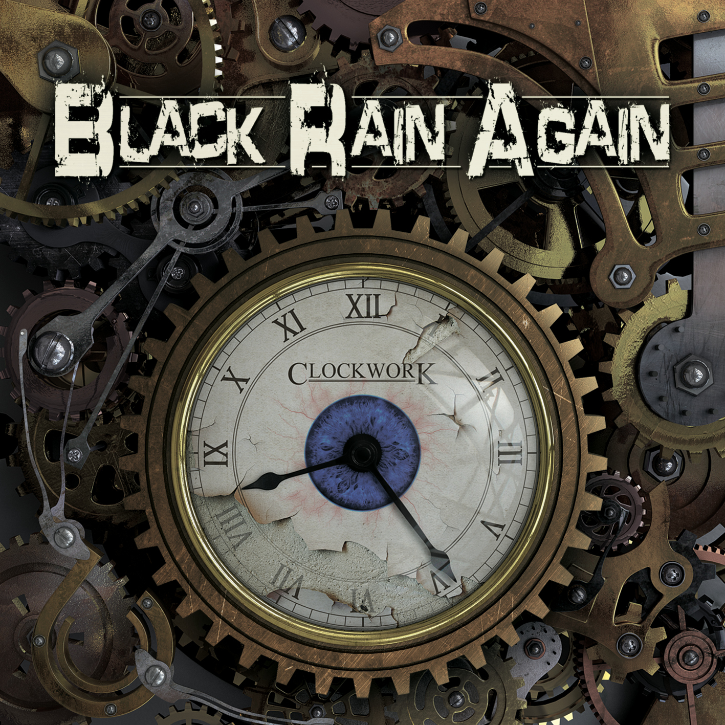 BLACK RAIN AGAIN - Clockwork cover 