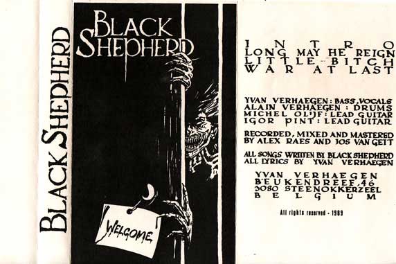 BLACK SHEPHERD - Welcome cover 