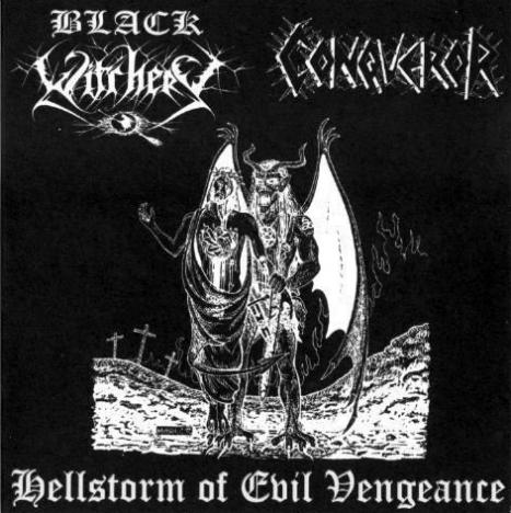 BLACK WITCHERY - Hellstorm of Evil Vengeance cover 