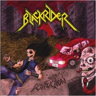 BLACKRIDER - Waves of Destruction cover 