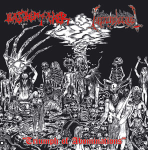 BLASPHEMOPHAGHER - Triumph of Abominations cover 