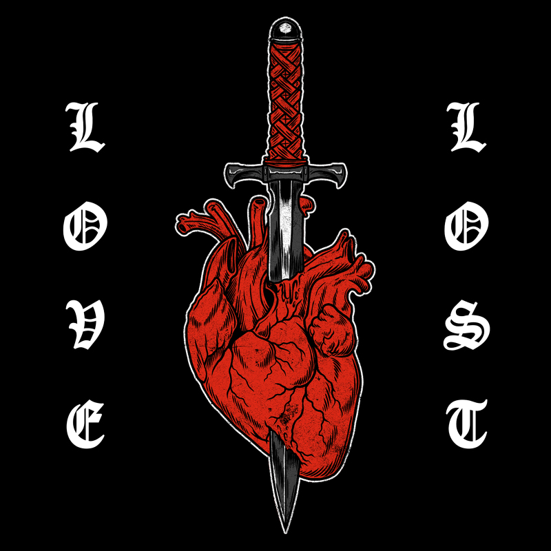 BLEEDING THROUGH - Love Lost In A Hail Of Gun Fire (2023 Re-recording) cover 