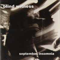 BLIND WITNESS - September Insomnia cover 