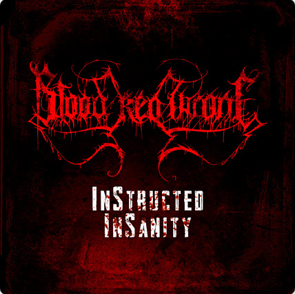 BLOOD RED THRONE - InStructured InSanity cover 