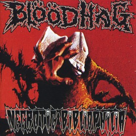 BLOODHAG - Necrotic Bibliophilia cover 