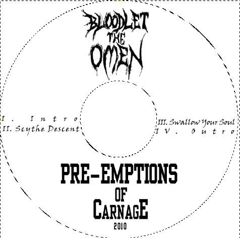 BLOODLET THE OMEN - Pre-Emptions Of Carnage cover 