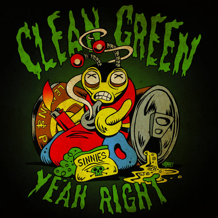 BLOODNUT - Clean Green Yeah Right cover 