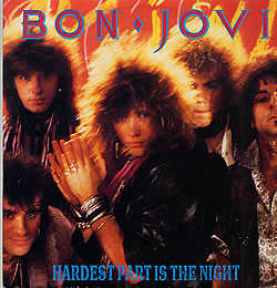 BON JOVI - The Hardest Part Is The Night cover 