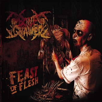 BONE GNAWER - Feast of Flesh cover 