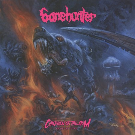 BONEHUNTER - Children of the Atom cover 