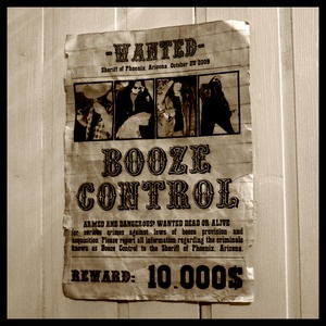 BOOZE CONTROL - Wanted cover 
