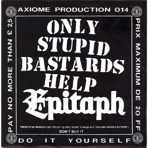 BOYCOT - Only Stupid Bastards Help Epitaph cover 