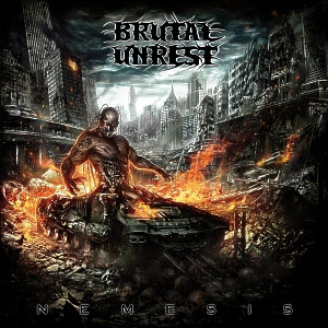 BRUTAL UNREST - Nemesis cover 