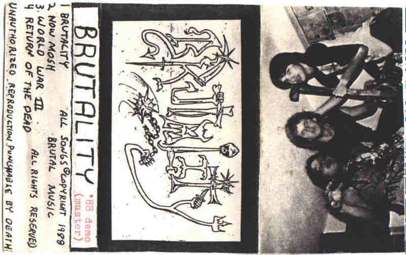 BRUTALITY - Brutality Version 1 cover 
