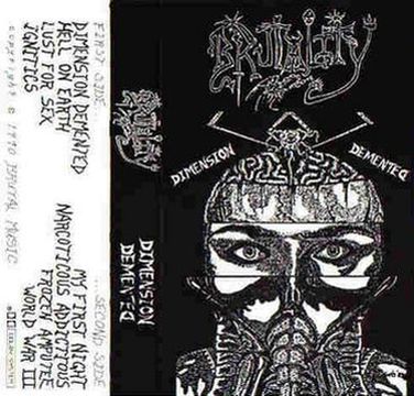 BRUTALITY - Dimension Demented cover 