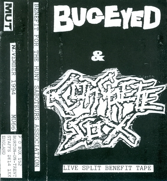 BUGEYED - Live Split Benefit Tape ‎ cover 