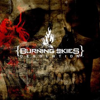 BURNING SKIES - Desolation cover 
