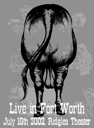 BUTTHOLE SURFERS - Live In Fort Worth: July 19th 2002, Ridglea Theater cover 