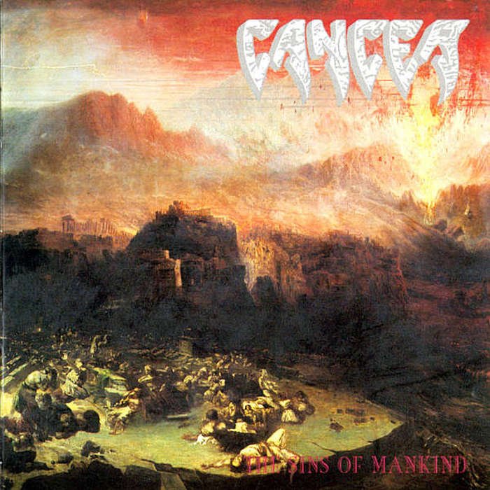 CANCER - The Sins of Mankind cover 
