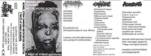 CANNIBE - 3 Ways of Violent Accidents cover 