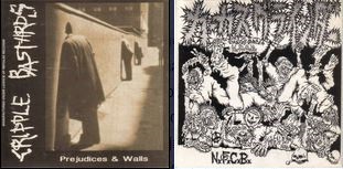 CARCASS GRINDER - Prejudices & Walls / N.F.C.B. cover 