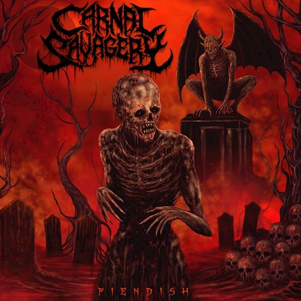 CARNAL SAVAGERY - Fiendish cover 