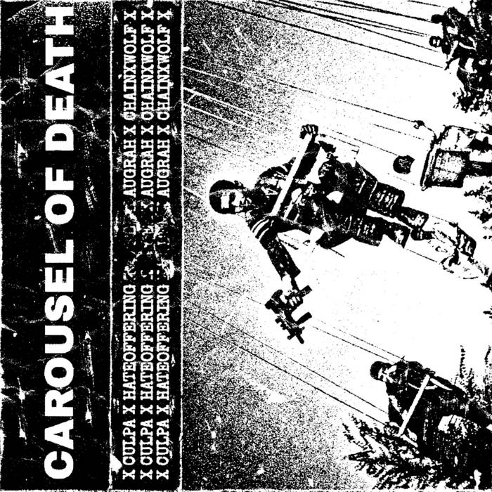 CHAIN WOLF - Carousel Of Death Split cover 
