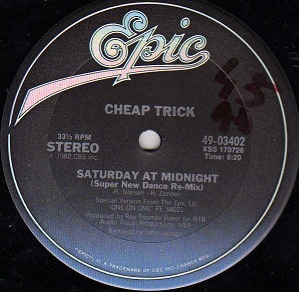 CHEAP TRICK - Saturday At Midnight cover 