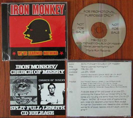 CHURCH OF MISERY - Iron Monkey / Church of Misery cover 