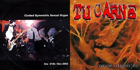 CLOTTED SYMMETRIC SEXUAL ORGAN - Live 21th Dec 2002 / Desde Lo Infecto cover 