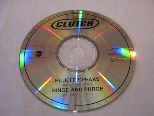 CLUTCH - El Jefe Speaks / Binge and Purge cover 