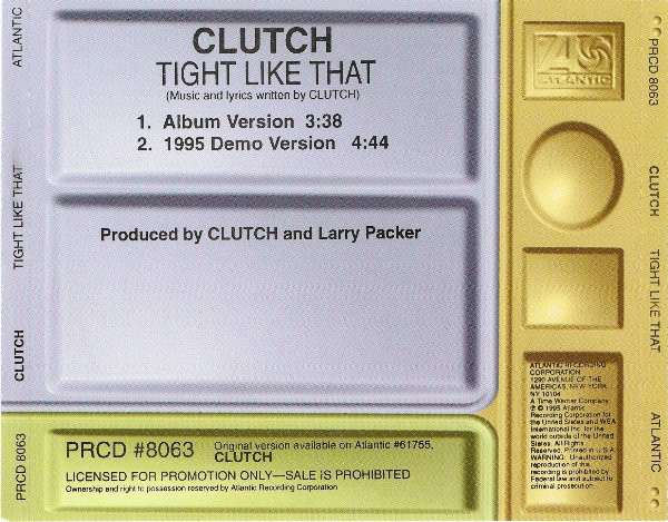 CLUTCH - Tight Like That cover 