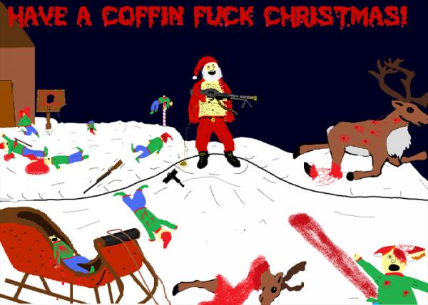 COFFIN FUCK - Deck The Halls cover 