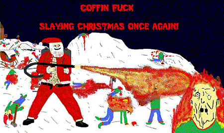 COFFIN FUCK - Up on the House Top cover 