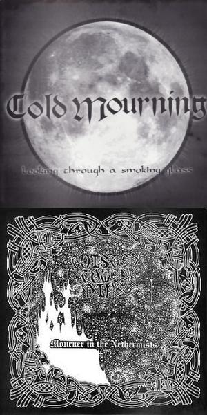 COLD MOURNING - Looking Through a Smoking Glass / Mourner in the Nethermists cover 