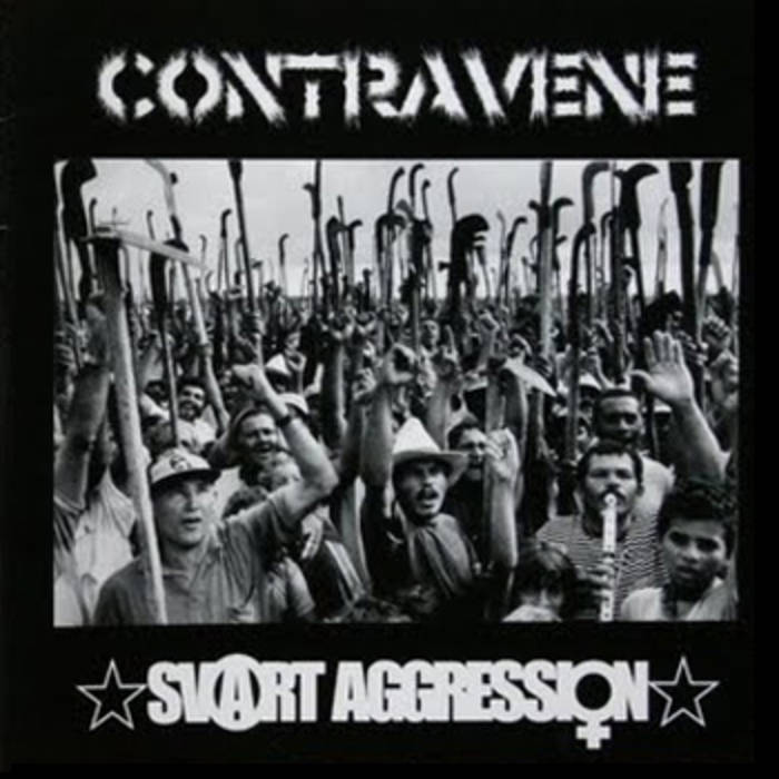 CONTRAVENE - Contravene / Svart Aggression cover 