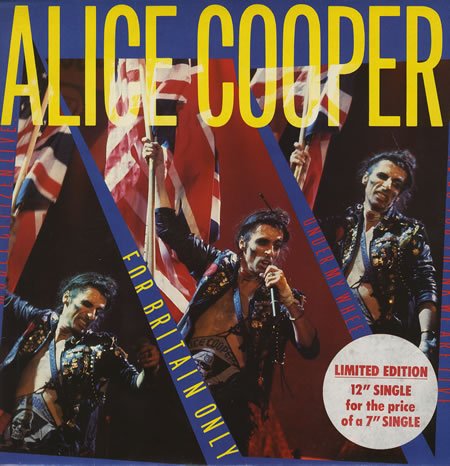 ALICE COOPER - For Britain Only cover 