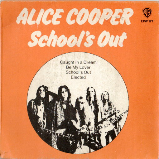ALICE COOPER - School's Out (1977) cover 