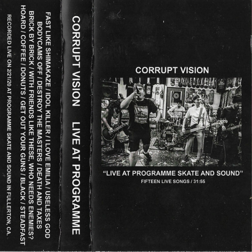 CORRUPT VISION - Live At Programme Skate And Sound cover 