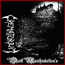 CREMATORIUM (CA) - Unholy Massacre / Dark Manifestation cover 