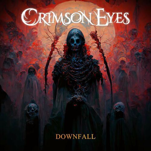 CRIMSON EYES - Downfall cover 