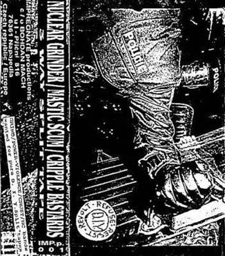 CRIPPLE BASTARDS - 3 Way Split Tape cover 