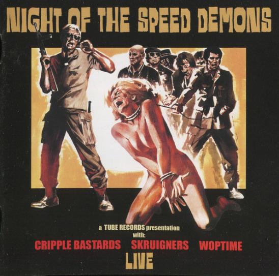 CRIPPLE BASTARDS - Night of the Speed Demons cover 
