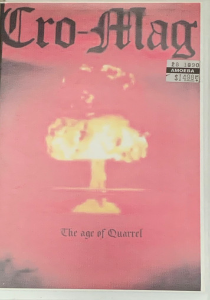 CRO-MAGS - The Age Of Quarrel L'amours Brooklyn, NY 11/22/86 cover 