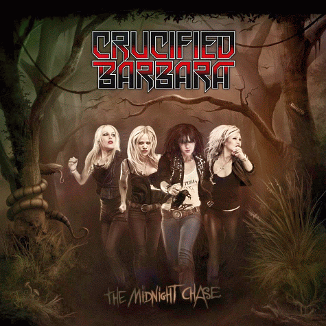 CRUCIFIED BARBARA - The Midnight Chase cover 