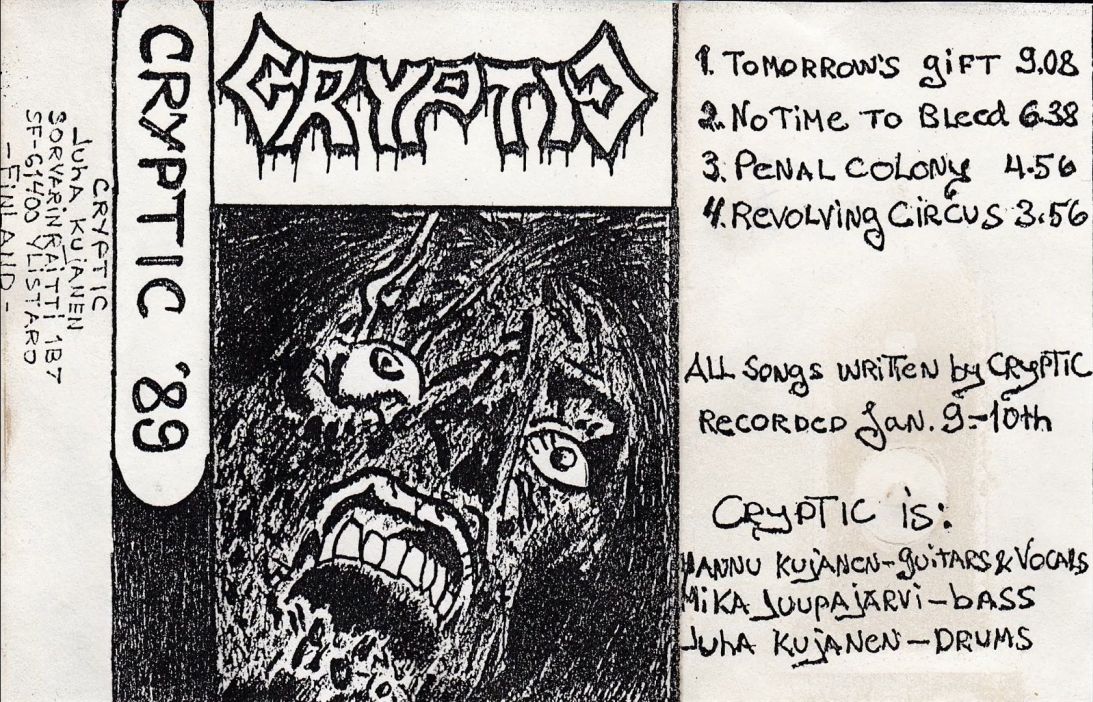 CRYPTIC - Cryptic '89 cover 