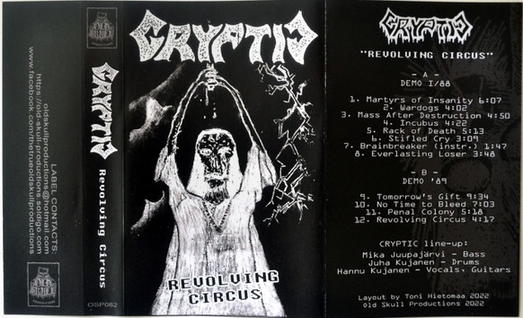 CRYPTIC - Revolving Circus cover 