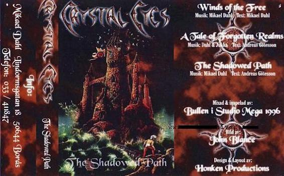 CRYSTAL EYES - The Shadowed Path cover 