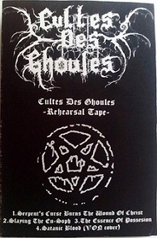 CULTES DES GHOULES - Rehearsal Tape cover 